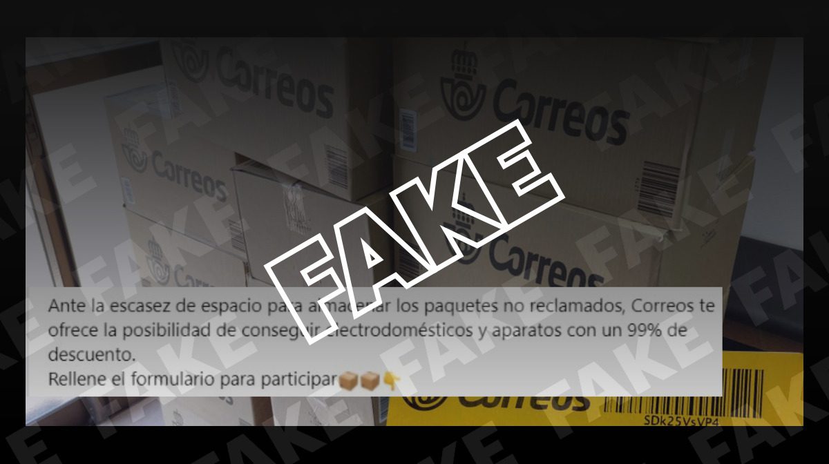 Correos no ofrece electrodomésticos con 99% de descuento