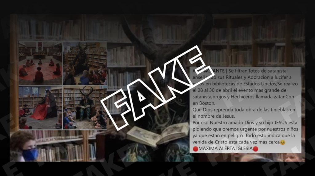 niños ritual satánico biblioteca Estados Unidos