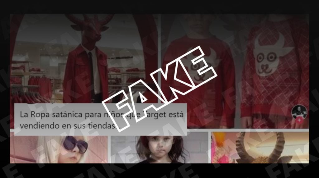 ropa satánica niños Target