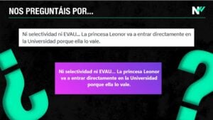 Princesa Leonor selectividad