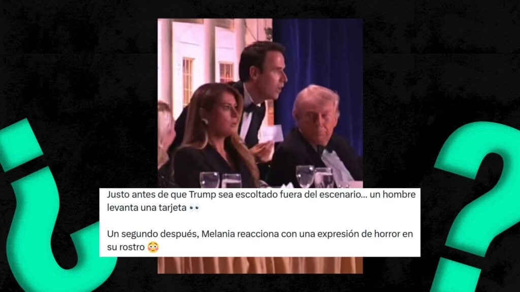 melania trump cena corresponsales