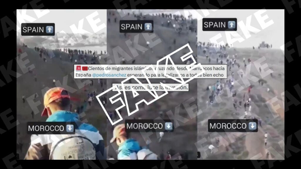Este vídeo no muestra a marroquíes “invadiendo España” tras la entrada en vigor de la regularización extraordinaria