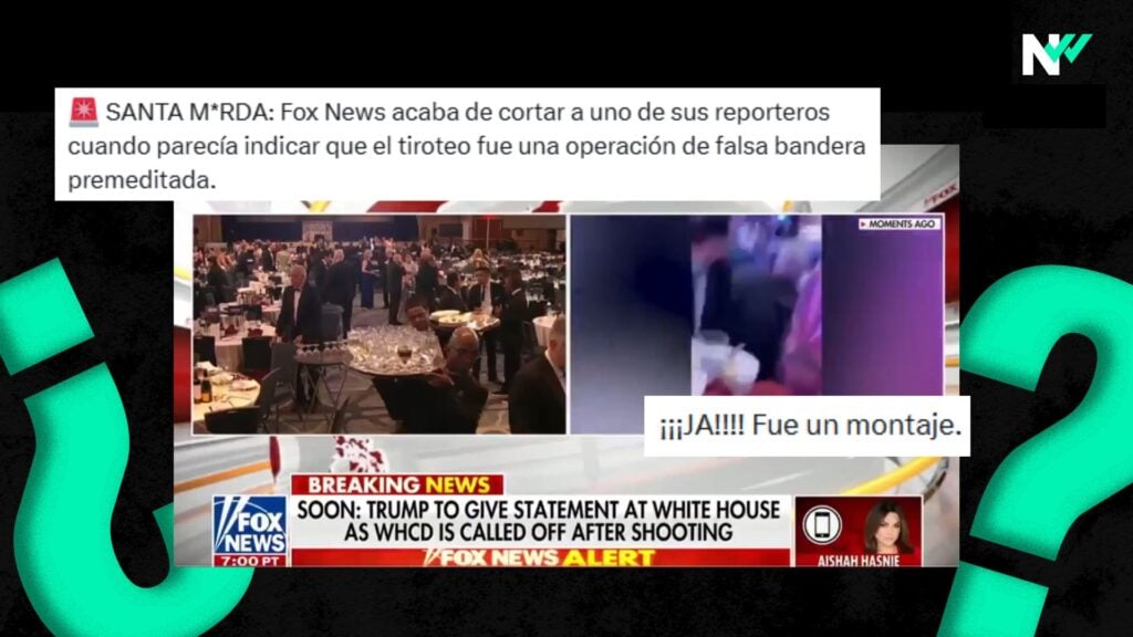 reportera fox tiroteo montaje