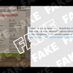 cartel hantavirus aeropuerto