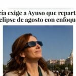 Mónica García gafas eclipse