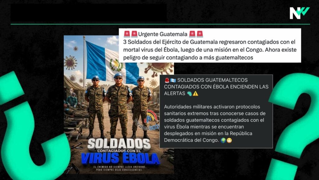 Soldados Guatemala ébola
