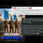 Soldados Guatemala ébola