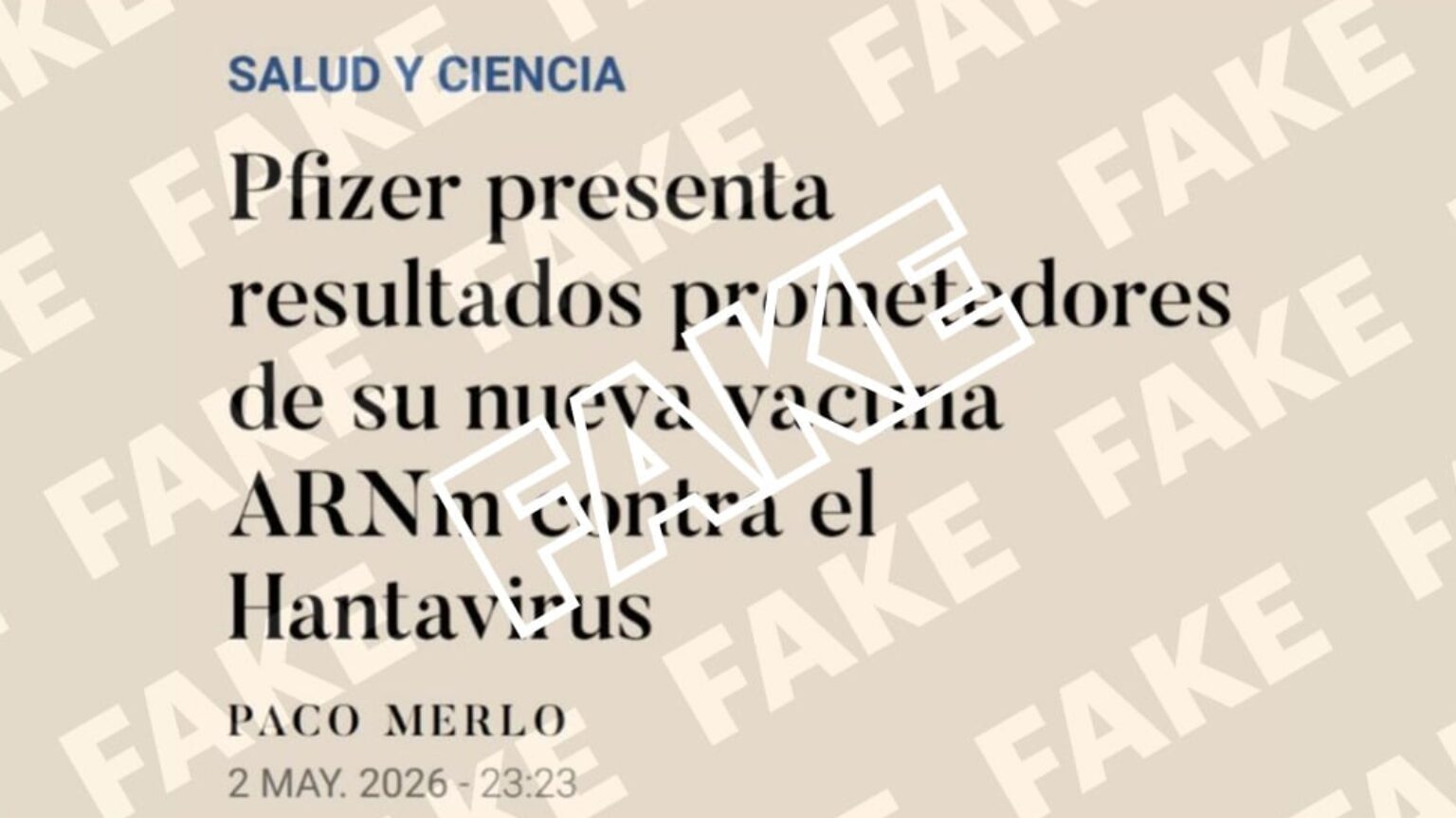 Pfizer vacuna hantavirus