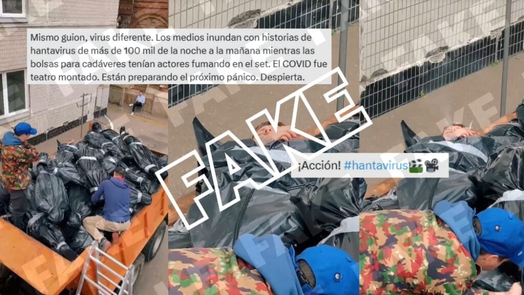 cadáver fumando hantavirus