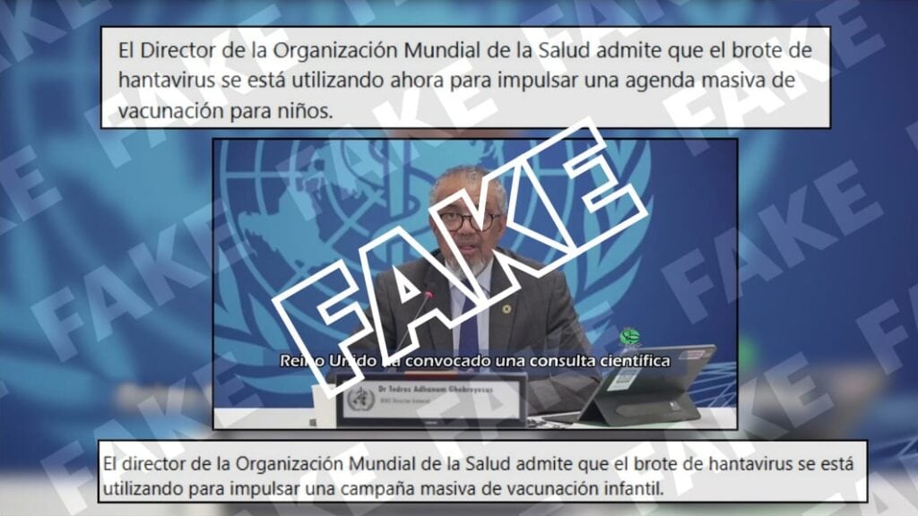OMS vacunación hantavirus niños