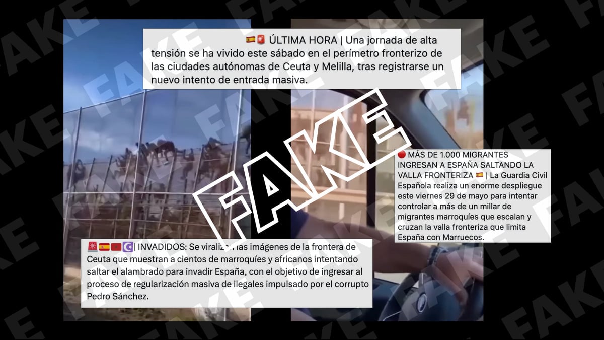 vídeo inmigrantes valla