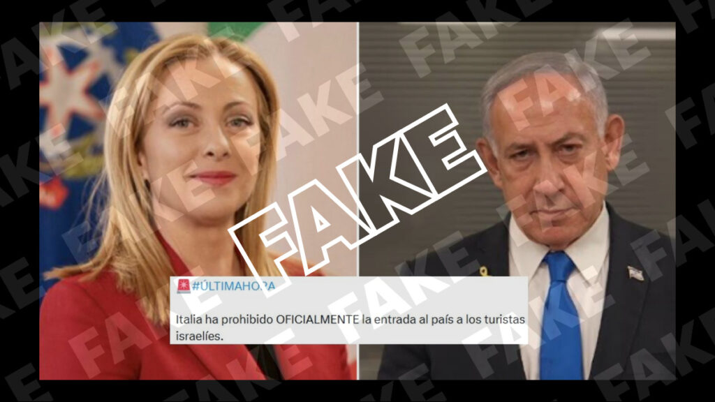 No hay registros de que Italia haya prohibido la entrada a turistas israelíes