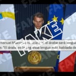 Macron no ha anunciado que el árabe será declarado segunda lengua oficial en Francia