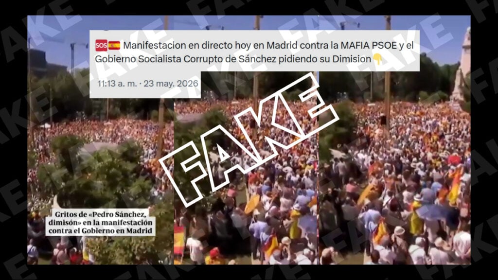 Manifestación Sánchez dimisión