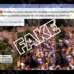 Manifestación Sánchez dimisión