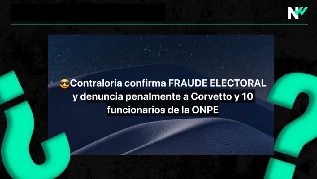 Informe irregularidades elecciones Perú