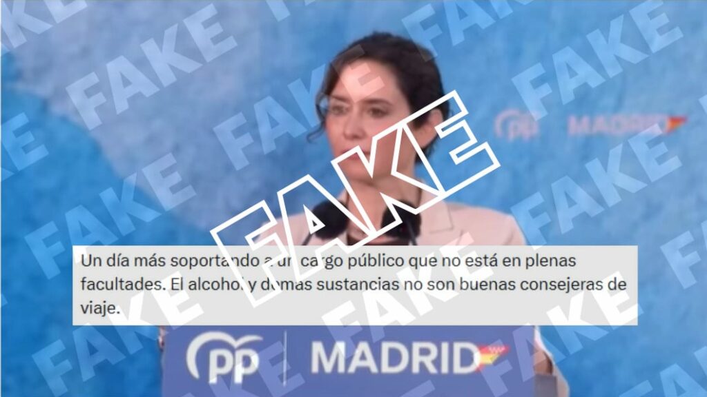 Ayuso ebria Madrid