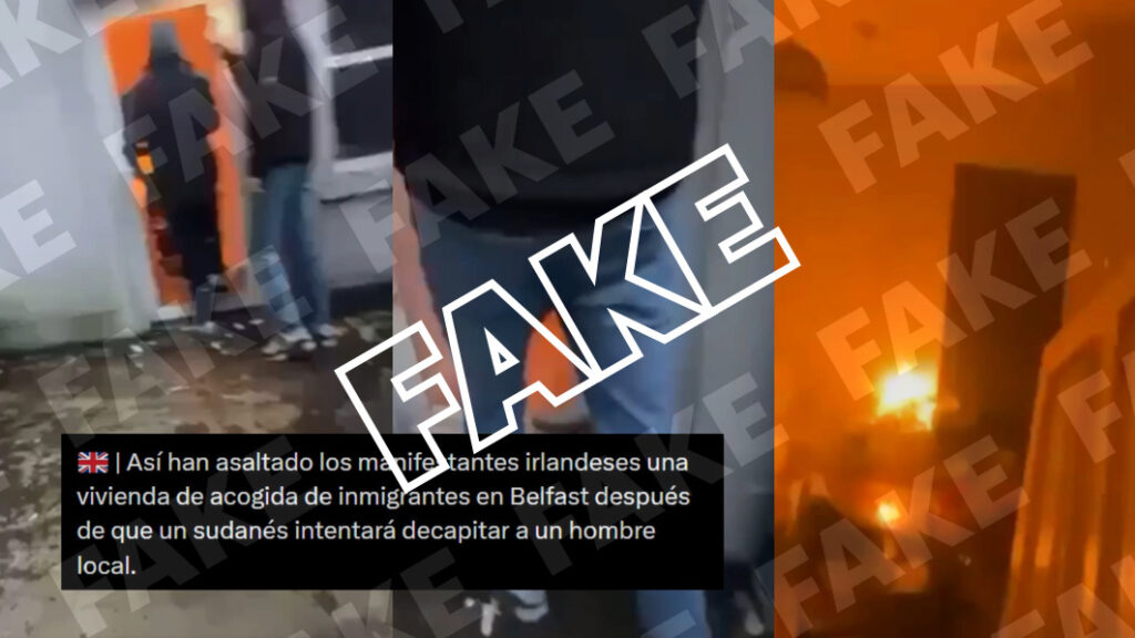 incendio casa Belfast