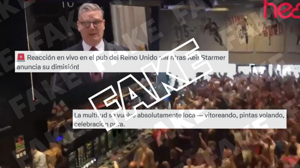 celebración dimisión Starmer