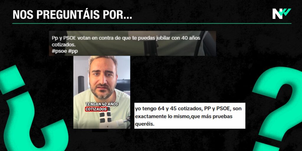 PP PSOE votos jubilación