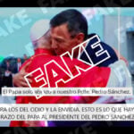 papa abrazo Sánchez
