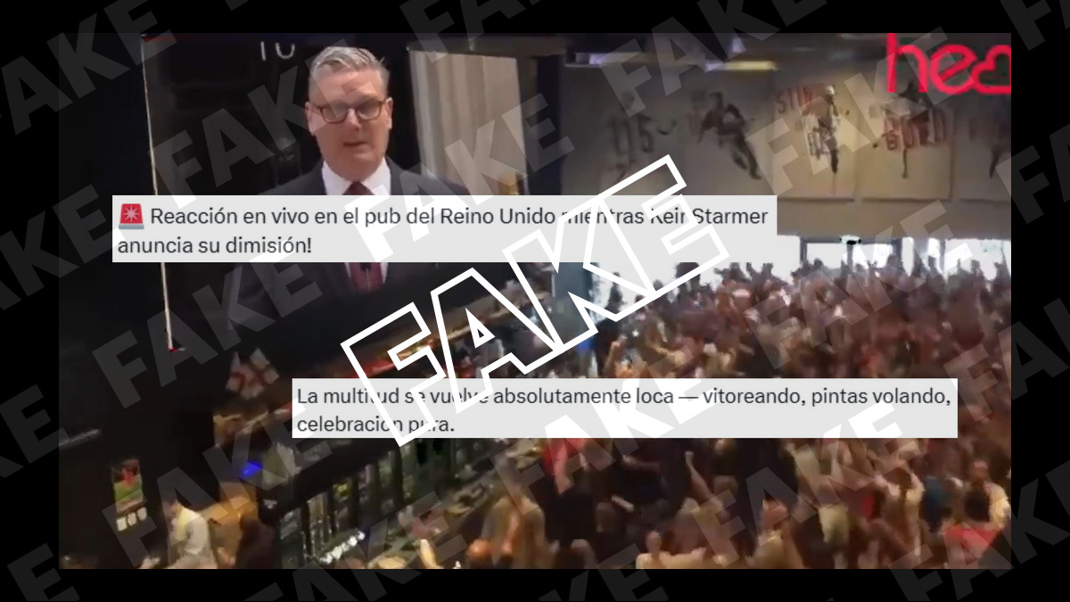 celebración dimisión Starmer