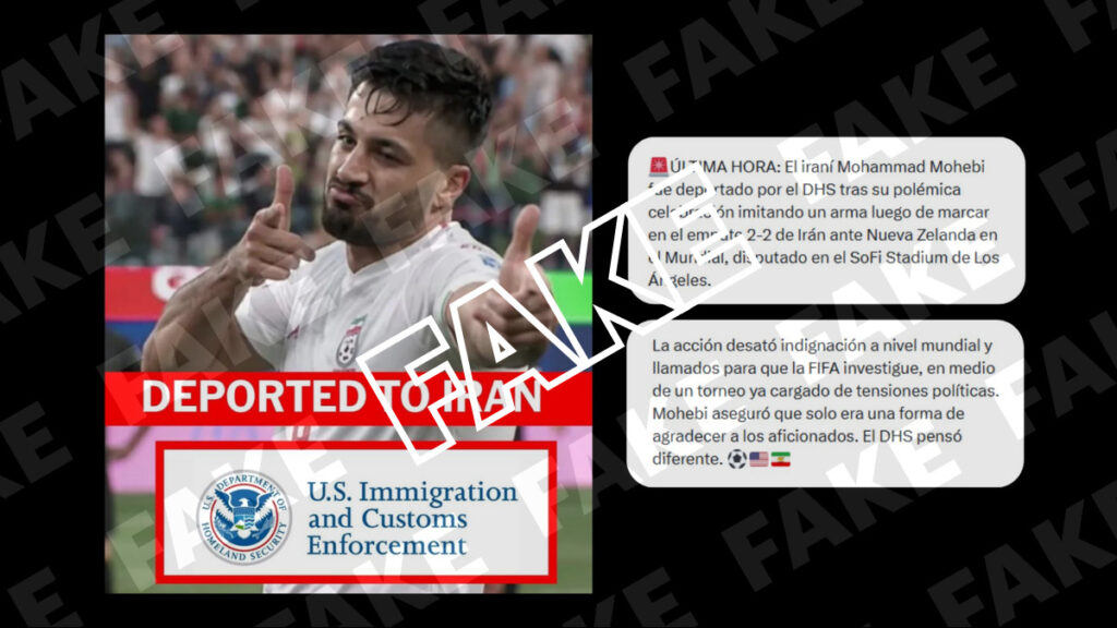 futbolista Irán deportado Mundial