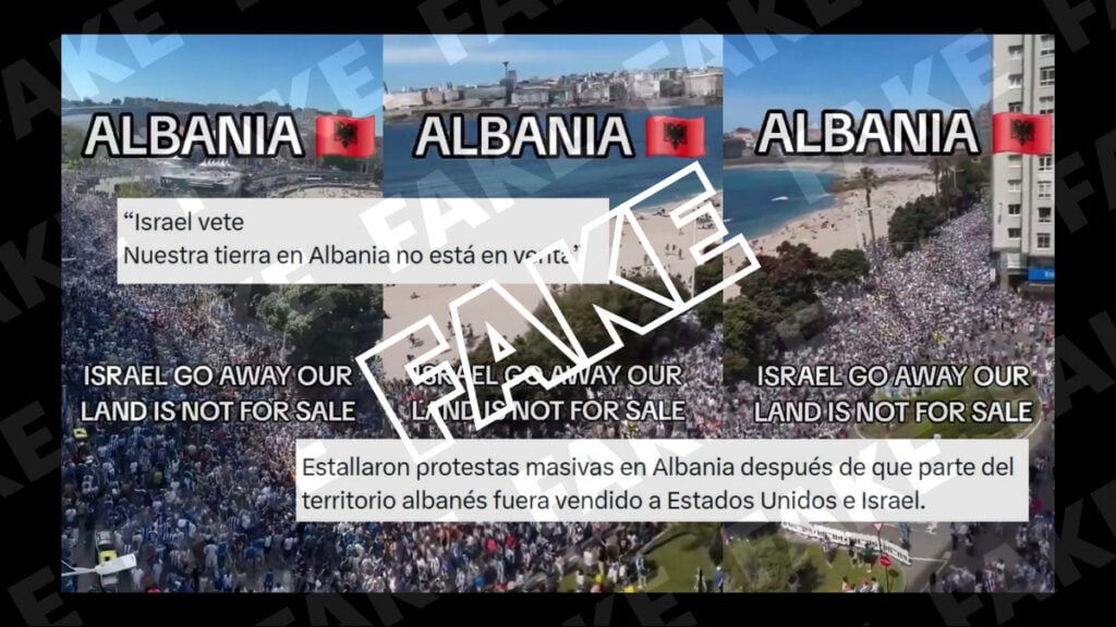 protesta Albania